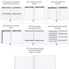 Load image into Gallery viewer, Clever Fox Planner - Weekly & Monthly Planner to Increase Productivity, Time Management and Hit Your Goals - Organizer, Gratitude Journal - Undated, Start Anytime, A5, Lasts 1 Year, A.Yellow (Weekly)