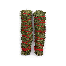 Load image into Gallery viewer, 2 Cedar Incense Sticks | Natural Incense for Home Cleansing, Protection and Wisdom | Aromatic Smudging Herb with Woodsy and Fresh Fragrance | 2 Pack 13-15 cm 5-6 inches
