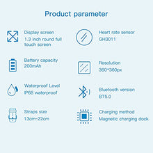 Load image into Gallery viewer, Smart Watch for Men, 360 x 360 Resolution Color Screen Smartwatch Fitness Tracker, 5ATM Waterproof Activity Trackers Watch Pedometer, Smart Watches for Men Women Kids for Phone Android