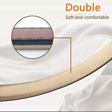 Load image into Gallery viewer, Adjustable Genuine Soft Leather Dog Collar of Padded Best for Small Medium Large Breed Dogs(M, Brown)