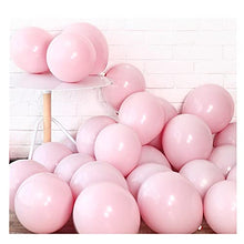 Load image into Gallery viewer, 125Pcs Macaron Pink Balloon Arch Garland Kit,5M Balloon Garland Kit 5 Inch 10 Inch 12 Inch 36 Inch Baby Pink Pastel Latex Balloons for Photo Shoot Valentine Xmas Baby Shower Wedding Birthday Party