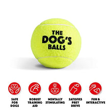 Load image into Gallery viewer, The Dog's Balls, Dog Tennis Balls, 12-Pack Yellow Dog Toy, Strong Dog & Puppy Tennis Ball