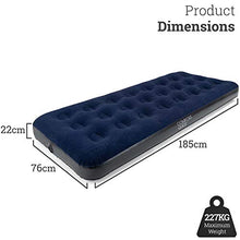 Load image into Gallery viewer, Comfort Quest Single 449755 Inflatable Blow Up Camping Mattress Guest Air Bed