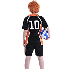Load image into Gallery viewer, MarsVook High School Uniform Jersey Volleyball Costume for Anime Karasuno Cosplay Sports Suits, No.10 Hinata Shoyo, XX-Large