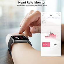 Load image into Gallery viewer, TOZO S2 44mm Smart Watch Alexa Built-in Fitness Tracker with Heart Rate and Blood Oxygen Monitor,Sleep Monitor 5ATM Waterproof HD Touchscreen for Men Women Compatible with iPhone&Android Black