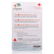 Load image into Gallery viewer, 3 Piece finger toothbrush for babies- Set by Cherish Baby Care - with Infant Finger Toothbrush - Silicone Toothbrush & Toddler Toothbrush - Perfect Babys First Toothbrush Set (Teal)