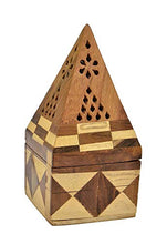 Load image into Gallery viewer, Temple Incense Cone Burner - Jointed Wood