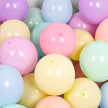 Load image into Gallery viewer, OEMG 150pcs Macaron Balloons 12 10 5 Inch Pastel Rainbow Eco Latex Balloon Pack for Romantic Wedding Kids Unicorn Birthday Baby Shower Party Decorations DIY Arch Garland