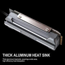 Load image into Gallery viewer, GOLDEN FIELD STAR M.2 2280 SSD Heatsink 5V 3 Pin Addressable RGB (ARGB) Aluminum NGFF NVME Cooler