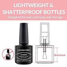 Load image into Gallery viewer, Lagunamoon Gel Nail Polishes, Nude Pink Red 6 Colours 8ml Gel Polish Set, Soak off Nail Polish Gift Set, Nail Varnish Sets for DIY Nail Art Manicure and Salon Use