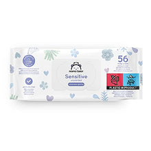 Load image into Gallery viewer, Amazon Brand – Mama Bear Sensitive Unscented baby wipes– Pack of 18 (Total 1008 wipes)