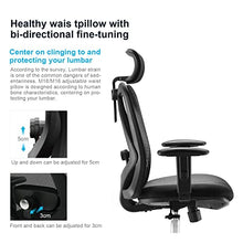 Load image into Gallery viewer, SIHOO Office Desk Chair, Ergonomic Computer Chair with Adjustable Headrest and Lumbar Support,High Back Executive Swivel Chair (Black)