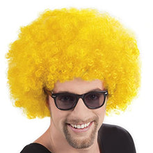 Load image into Gallery viewer, Boland 10103148 Afro Adult Wig, Yellow, One Size