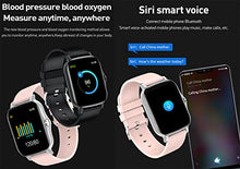 Load image into Gallery viewer, 2022 Smart Watch with Call(Answer Make Calls/Voice Control), 1.7" Smartwatch Fitness Tracker with 24/7 SOS Heart Rate Blood Pressure Oxygen Sleep Monitor for Android/iOS Phones for Men Women (black)