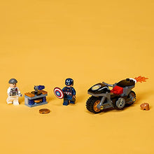 Load image into Gallery viewer, LEGO 76189 Marvel Captain America and Hydra Face-Off Building Set, Super Hero Toy for Kids Age 4 with Motorbike