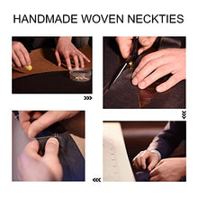 Load image into Gallery viewer, Men's Tie Solid Color Neckties For Men Business Wedding Formal Ties (Navy)