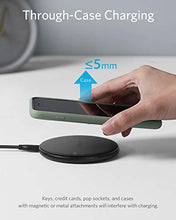 Load image into Gallery viewer, Anker Wireless Charger, PowerWave Pad Qi-Certified 10W Max for iPhone 12, 12 Mini, 12 Pro Max, SE 2020, 11, 11 Pro, AirPods, Galaxy S20 (No AC Adapter, Not Compatible with MagSafe Magnetic Charging)