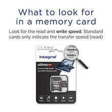 Load image into Gallery viewer, 64GB Micro SD Card 4K Ultra-HD Video Premium High Speed Memory Microsdxc Up To 100MB/S V30 UHS-I U3 A1 C10, by Integral