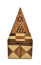 Load image into Gallery viewer, Temple Incense Cone Burner - Jointed Wood