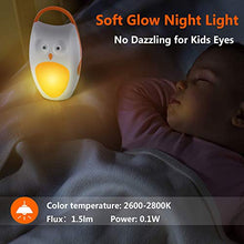 Load image into Gallery viewer, USB Powered-Baby Sleep Soother Sound Machines, Rechargeable, Portable White Noise Sound Machine with Night Light, 8 Soothing Sounds and 3 Timers Shusher for Traveling, Sleeping, Baby Carriage (Owl)