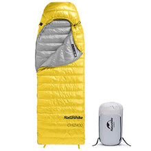 Load image into Gallery viewer, Naturehike Lightweight Down Sleeping Bags for Adults 220×85cm,550 Fill Power,1.95lbs Ultralight Compact Portable,Waterproof, Camping, Hiking, Backpacking With Compression Bag