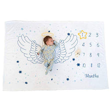 Load image into Gallery viewer, Baby Monthly Milestone Blanket Girl Boy Unisex Blankets Newborn Baby Photography Background Large