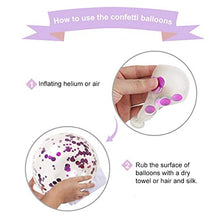 Load image into Gallery viewer, Balloon Arch Kit Pastel Purple White Silver Confetti Helium Latex Balloons Garland Pack 102 pcs with 16ft Tape Stripe & Glue Dots for Girls Wedding Birthday Baby Shower Graduation Party Decorations