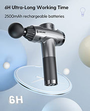 Load image into Gallery viewer, AERLANG Massage Gun, Deep Tissue Muscle Massager for Athletes, 8H Rechargeable Percussion Massager, 30Db Super Quiet Hand-Held Massager with Carrying Case, 24V High-Intensity Vibration