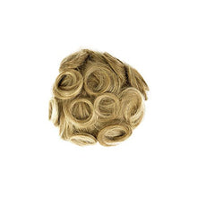 Load image into Gallery viewer, 100% Real Human Hair Scrunchies Buns Updo Hair Pieces Drawstring Hair Extension Chignon Straight One Piece for Women (20g)