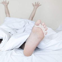 Load image into Gallery viewer, 2 Pair Gel Toe Separator, Gel Toe Stretchers for Overlapping Toes, Easy Wear in Shoes, Quickly Alleviating Pain After Yoga and Sports Activities, Can be used in Nail Art Salon Pedicure Manicure Tool