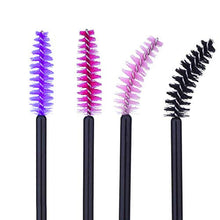 Load image into Gallery viewer, 200 Pieces Disposable Mascara Wands Eyelash Brushes Eye Lash Makeup Applicators Cosmetic Brush Kit, Multicolor