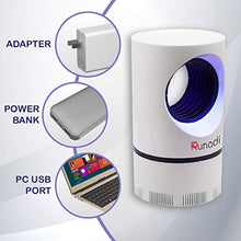 Load image into Gallery viewer, RUNADI Indoor Mosquito Killer - 12 Sticky Boards Fruit Fly Trap - Mosquito Trap with Blue Lamp for Mosquitoes, Fruit Flies, and Other Tiny Insects