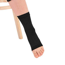 Load image into Gallery viewer, Casiz Dr Sock Soothers, Plantar Fasciitis Socks Ultimate Support Sleeves for Your Aching Heels for Runners - Get That Spring Back in Your Step Black L XL 1pair