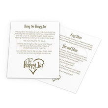 Load image into Gallery viewer, CKB LTD The Happy Jar Glass Jar A Year of Happiness and Daily Positivity Novelty Joyful Memories Keepsake Thoughtful Gift - Happy Memory Jar Unique Present