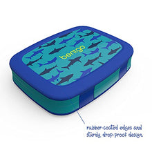 Load image into Gallery viewer, Bentgo Kids Prints (Sharks) - Leak-Proof, 5-Compartment Bento-Style Kids Lunch Box - Ideal Portion Sizes for Ages 3 to 7 - BPA-Free and Food-Safe Materials