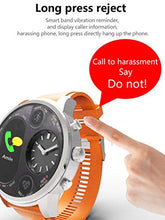 Load image into Gallery viewer, Dual Time Smart Watch - Hybrid Smartwatch Mens - Heart Rate Blood Pressure Monitor Activity Fitness Tracker Bluetooth Waterproof iOS Android Sleep Monitor Calorie Dual Time watches for Men