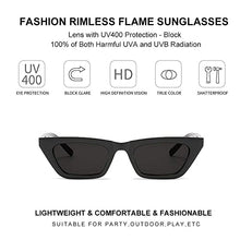 Load image into Gallery viewer, Dollger Square Cat Eye Sunglasses For Women Fashion Vintage Trendy Cateye Sunglasses For women Black