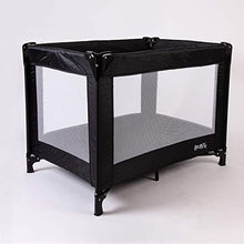 Load image into Gallery viewer, Red Kite Black Sleep Tight Travel Cot