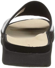 Load image into Gallery viewer, Clarks Women's Tri Slide_closed Closed Toe Sandals, Beige Black Leather Black Leather, 5 UK