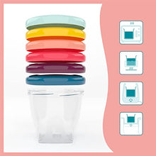 Load image into Gallery viewer, Babymoov Babybols airtight baby food storage containers, weaning pots, 250 ml, Pack of 6