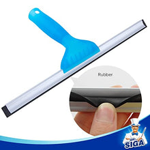 Load image into Gallery viewer, MR.SIGA Professional Window Cleaning Combo - Squeegee & Microfiber Window Scrubber, 14"