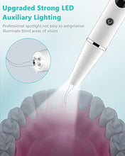 Load image into Gallery viewer, Teeth Cleaning Kit, OVIFM Plaque Remover for Teeth with 3 Cleaning Heads and 3 Modes, USB Rechargeable Tartar Remover for Teeth for Adults/ Children/ Elderly