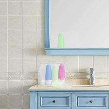 Load image into Gallery viewer, Silicone Travel Bottle, Opret 4 Pack Leak Proof Refillable Squeezable Containers Set(3 oz) with Label and Transparent Carry Bag for Liquid Shampoos, Soap and Toiletries