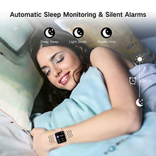 Load image into Gallery viewer, Rinsmola Smart Watch for Women Men, Fitness Watch 1.4" Full Touch Screen, Fitness Tracker with Heart Rate Sleep Monitor Step Calorie Counter, IP67 Waterproof Smartwatch for iOS Android Phone