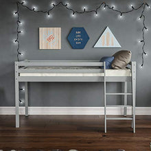 Load image into Gallery viewer, Vida Designs Sydney High Sleeper Cabin Bunk Bed With Ladder, Solid Pine Wood Frame, Kids Children, Single 3 Foot, Grey