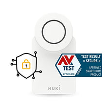 Load image into Gallery viewer, Nuki Smart Lock 3.0 for Euro Profile Cylinder, Smart Door Lock for Keyless Access With No Screwing or Drilling Required, Retrofittable Electronic Door Lock, White