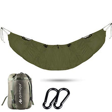 Load image into Gallery viewer, Hammock Underquilt, Camping Quilt Blanket Sleeping Bag, Portable Ultralight Windproof Warm Cotton Hammocks Mat, Keep Warmer for Hiking Backpacking Travel Beach Yard Winter Outdoor Activities Gear
