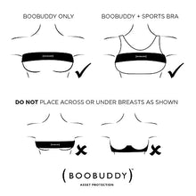 Load image into Gallery viewer, Booband Boobuddy Breasts Support Sport Band for Women - Sports Bra Alternative for Running, Exercise & Yoga - Adjustable & Comfortable Top - Prevents Injury & Improves Ladies Posture, Pink, Medium