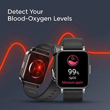 Load image into Gallery viewer, Kfit Smart Watch Compatible with iPhone and Android Phones, Fitness Watch with Heart Rate & Sleep Monitor, IP68 Waterproof Fitness tracker for Women Men, Black