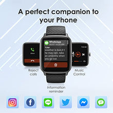 Load image into Gallery viewer, Fitness watch, Oraimo 5 ATM Waterproof Smart Watch for men with Sleep and Heart Rate Monitor, Smartwatch for Boys with Pedometer 14 Sports Mode, Android ios compatible, Smartwatch for Women Men Kids